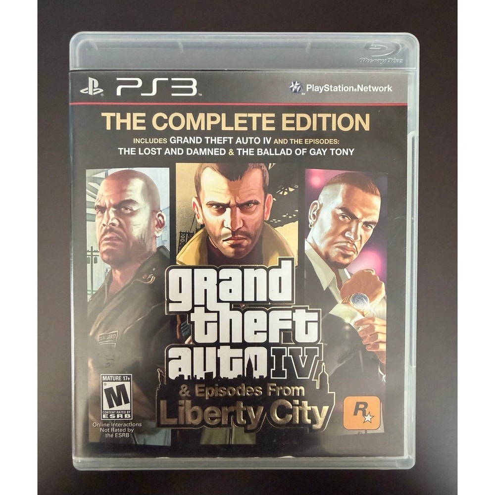 Grand Theft Auto IV & Episodes from Liberty City Complete PS3 CIB Map
